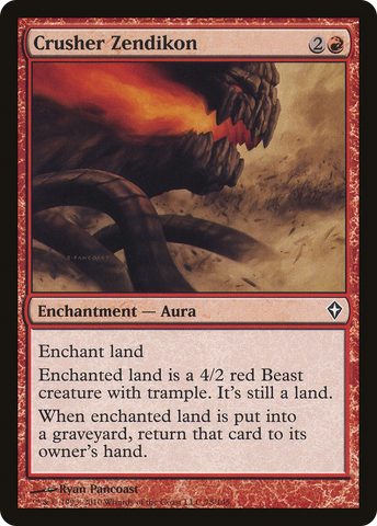 Crusher Zendikon (WWK-078)  Foil - Worldwake