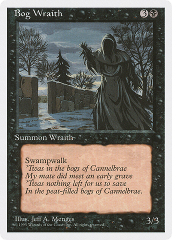 Bog Wraith (4ED-)  - Fourth Edition