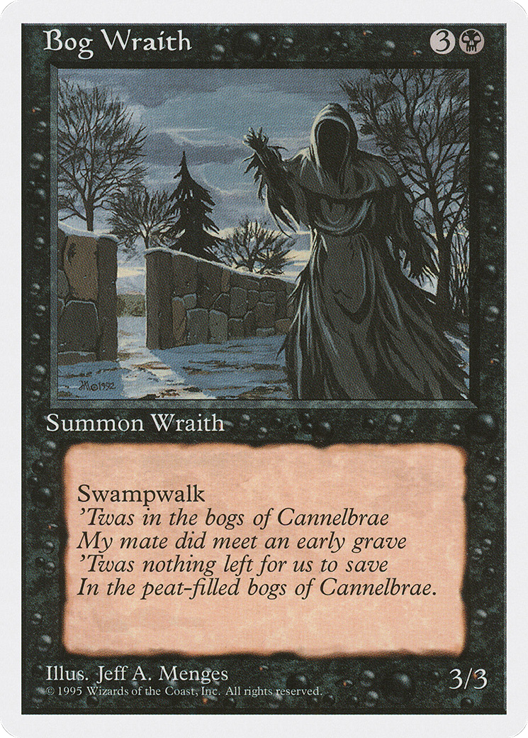Bog Wraith (4ED-)  - Fourth Edition