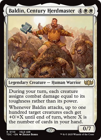 Baldin, Century Herdmaster (TDC-110) - Commander: Tarkir: Dragonstorm