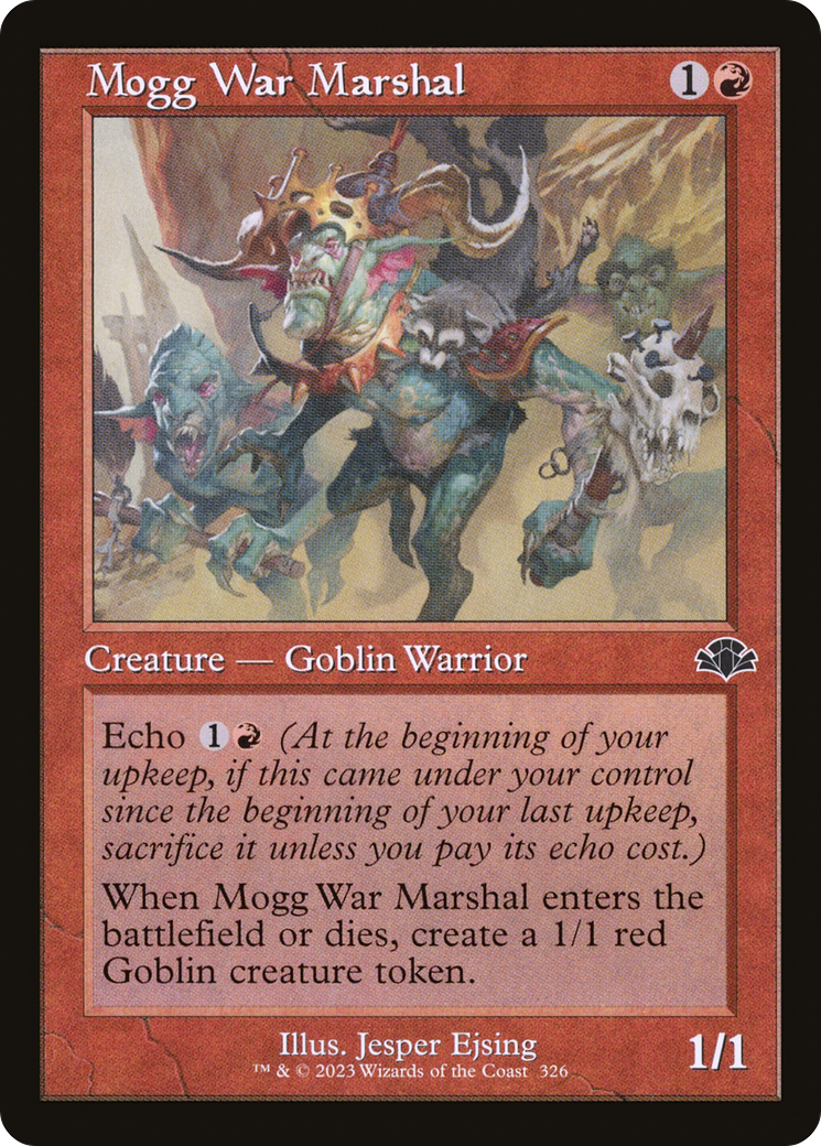 Mogg War Marshal (Retro Frame) (DMR-326)  Foil - Dominaria Remastered