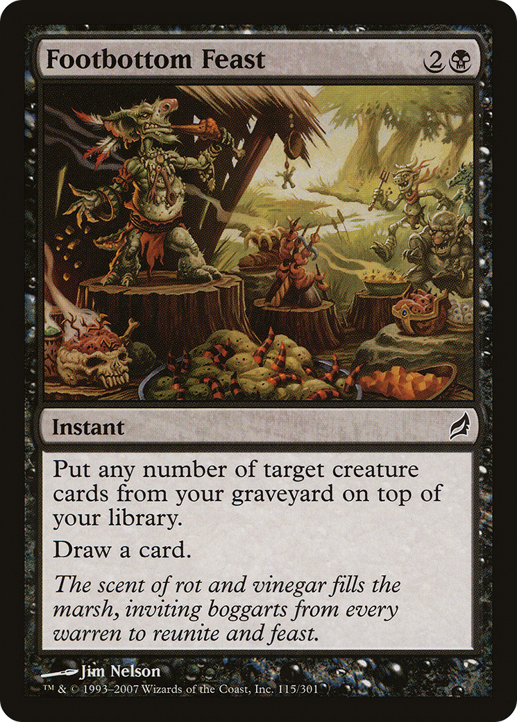 Footbottom Feast (LRW-115)  Foil - Lorwyn