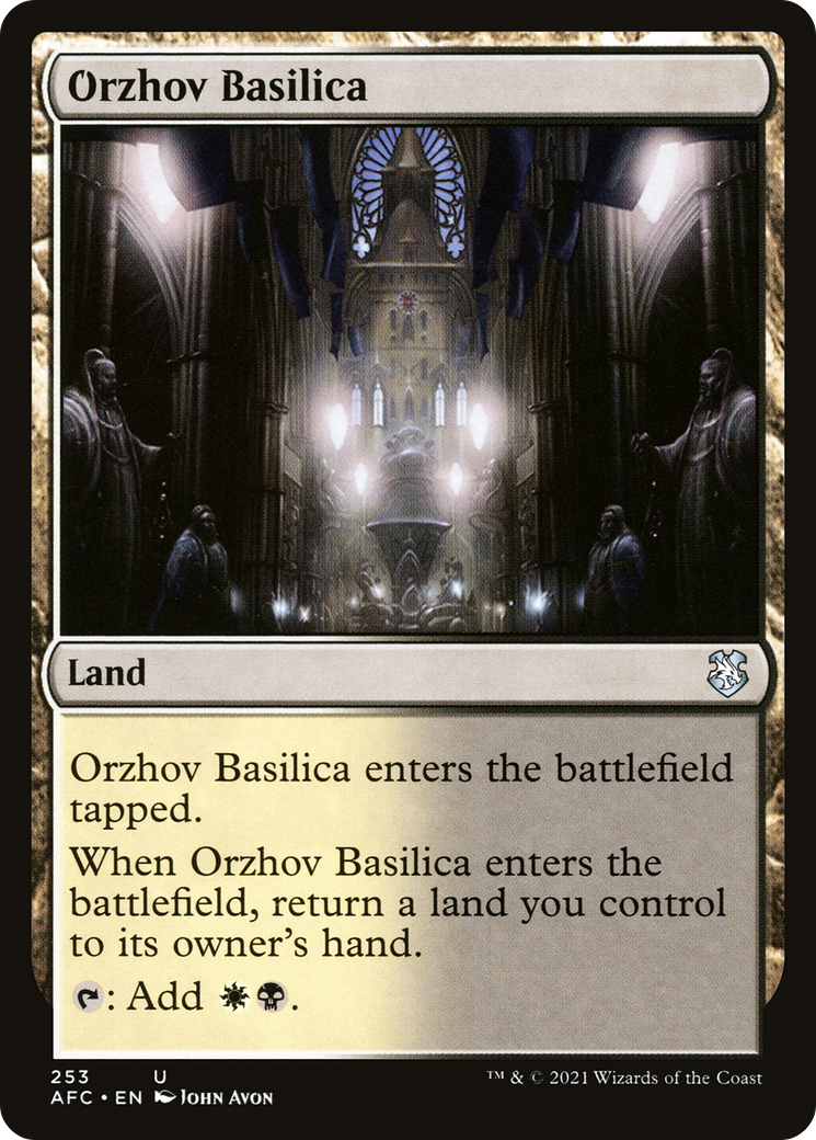 Orzhov Basilica (AFC-253) - Adventures in the Forgotten Realms Commander