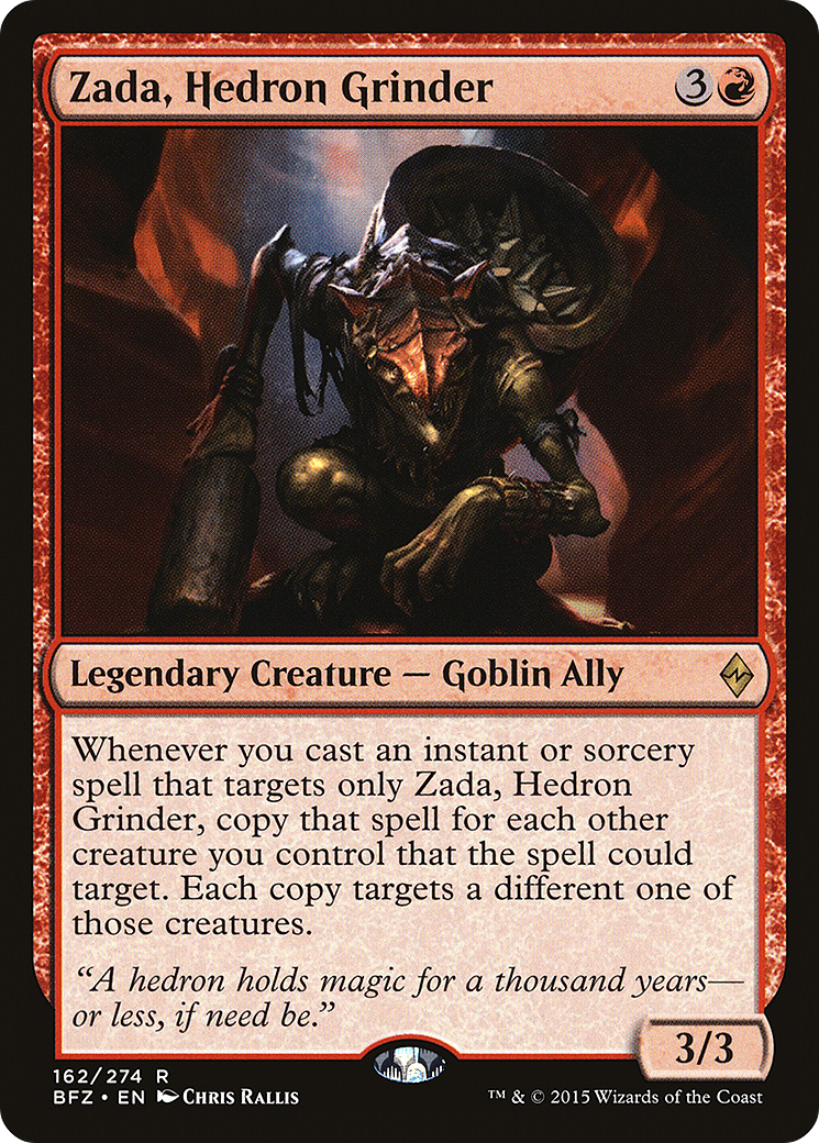 Zada, Hedron Grinder (BFZ-162)  - Battle for Zendikar