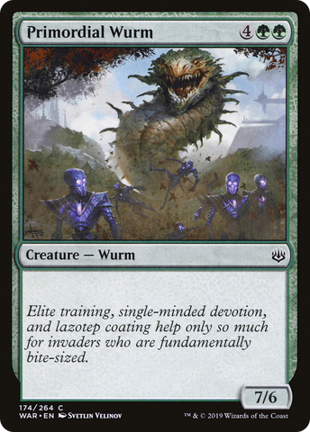 Primordial Wurm (WAR-174)  - War of the Spark