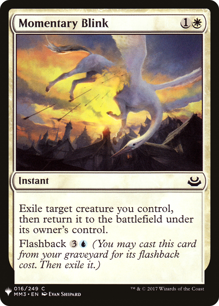 Momentary Blink (LIST-MM3-16)  - The List