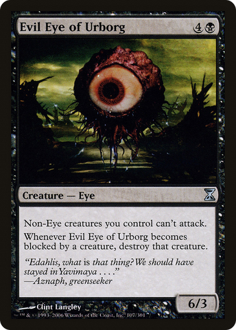 Evil Eye of Urborg (TSP-107)  Foil - Time Spiral