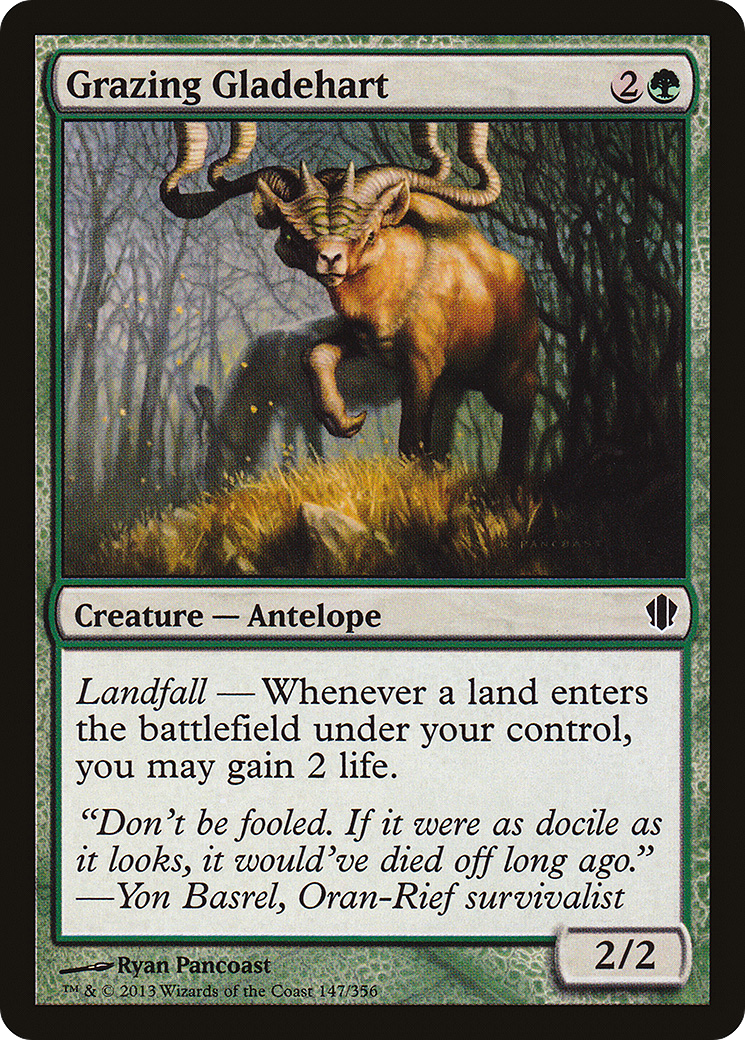 Grazing Gladehart (C13-147)  - Commander 2013