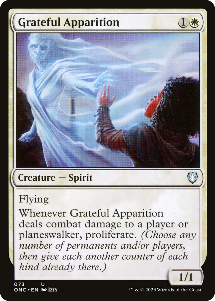 Grateful Apparition (ONC-073)  - Phyrexia: All Will Be One Commander