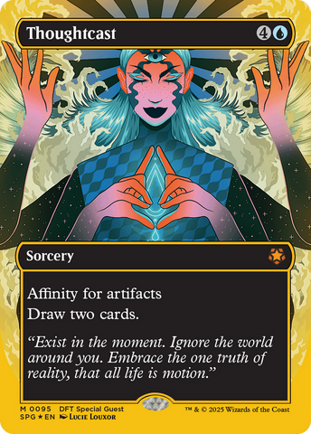 Thoughtcast (Borderless) (First-Place Foil) (SPG-095)  Foil - Special Guests