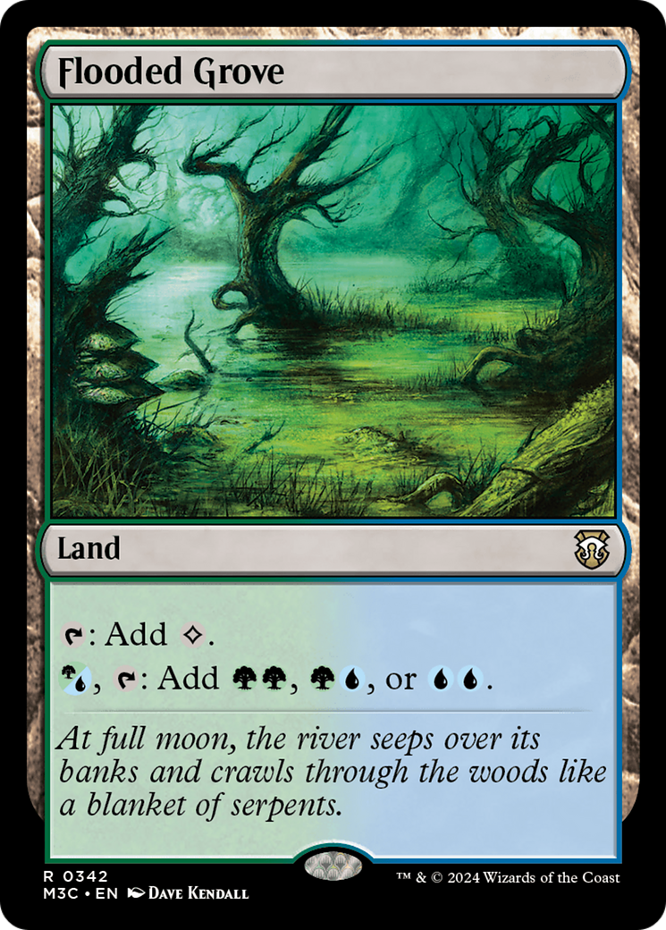 Flooded Grove (M3C-342)  - Modern Horizons 3 Commander