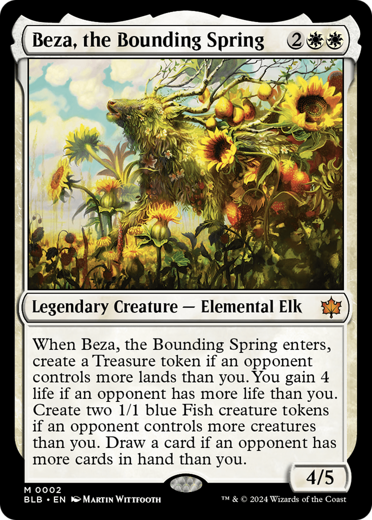Beza, the Bounding Spring (BLB-002)  Foil - Bloomburrow