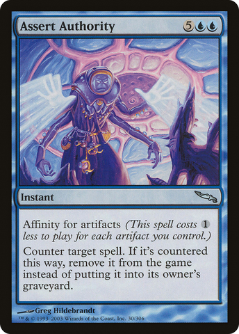 Assert Authority (MRD-030) - Mirrodin Foil