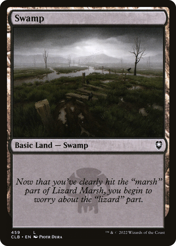 Swamp (459) (CLB-459)  Foil - Commander Legends: Battle for Baldur's Gate