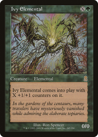 Ivy Elemental (ODY-245)  Foil - Odyssey