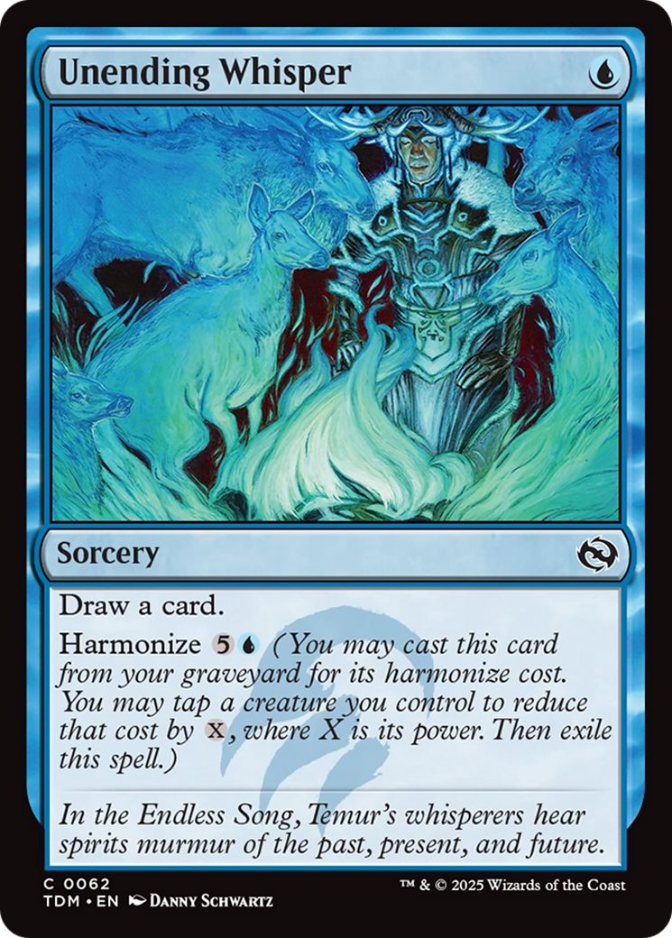 Unending Whisper (TDM-062)  Foil - Tarkir: Dragonstorm