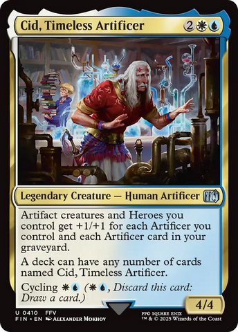 Cid, Timeless Artificer (FIN-410) - FINAL FANTASY Foil