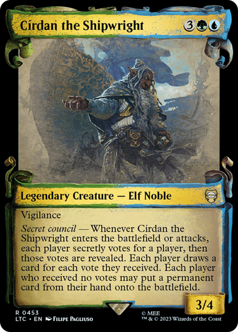 Cirdan the Shipwright (Showcase Scrolls) (LTC-453)  - Tales of Middle-earth Commander: (Showcase)