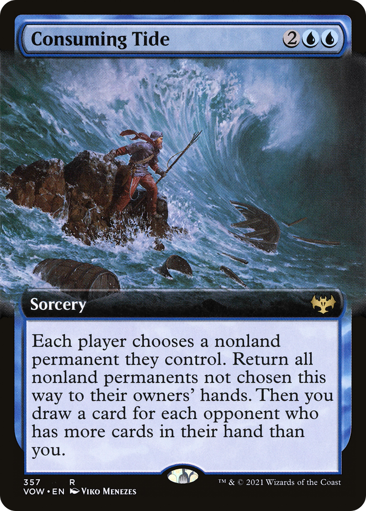 Consuming Tide (Extended Art) (VOW-357)  Foil - Innistrad: Crimson Vow: (Extended Art)