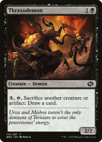 Thraxodemon (BRO-115)  Foil - The Brothers' War