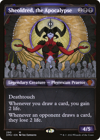 Sheoldred, the Apocalypse (Showcase) (DMU-290)  - Dominaria United: (Showcase)