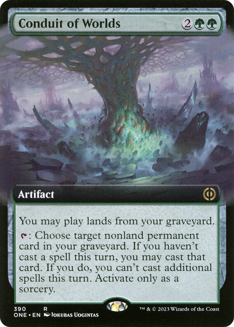 Conduit of Worlds (Extended Art) (ONE-390)  - Phyrexia: All Will Be One: (Extended Art)