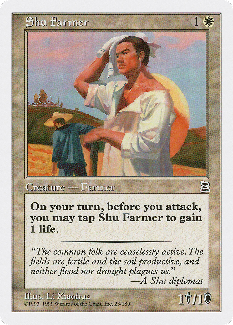 Shu Farmer (PTK-023)  - Portal Three Kingdoms