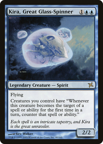 Kira, Great Glass-Spinner (BOK-040)  Foil - Betrayers of Kamigawa