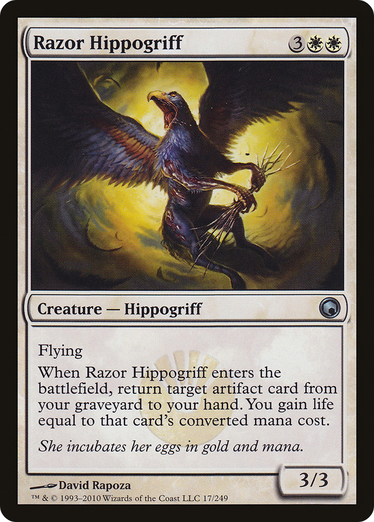 Razor Hippogriff (SOM-017)  Foil - Scars of Mirrodin