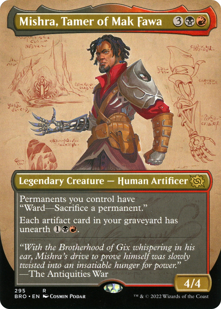 Mishra, Tamer of Mak Fawa (Borderless) (BRO-295)  Foil - The Brothers' War