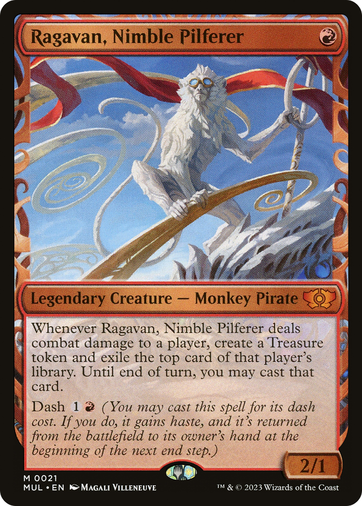 Ragavan, Nimble Pilferer (MUL-021)  - Multiverse Legends: (Showcase)