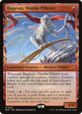 Ragavan, Nimble Pilferer (MUL-021)  Foil - Multiverse Legends: (Showcase)