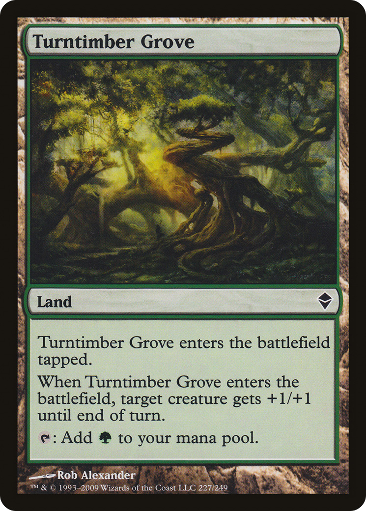 Turntimber Grove (ZEN-227)  Foil - Zendikar