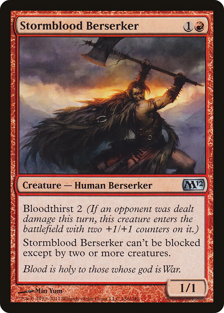 Stormblood Berserker (M12-156)  - Magic 2012