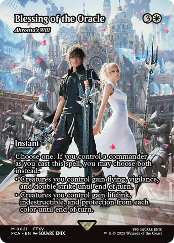 Blessing of the Oracle - Akroma's Will (FCA-021) - FINAL FANTASY: Through the Ages (Borderless)