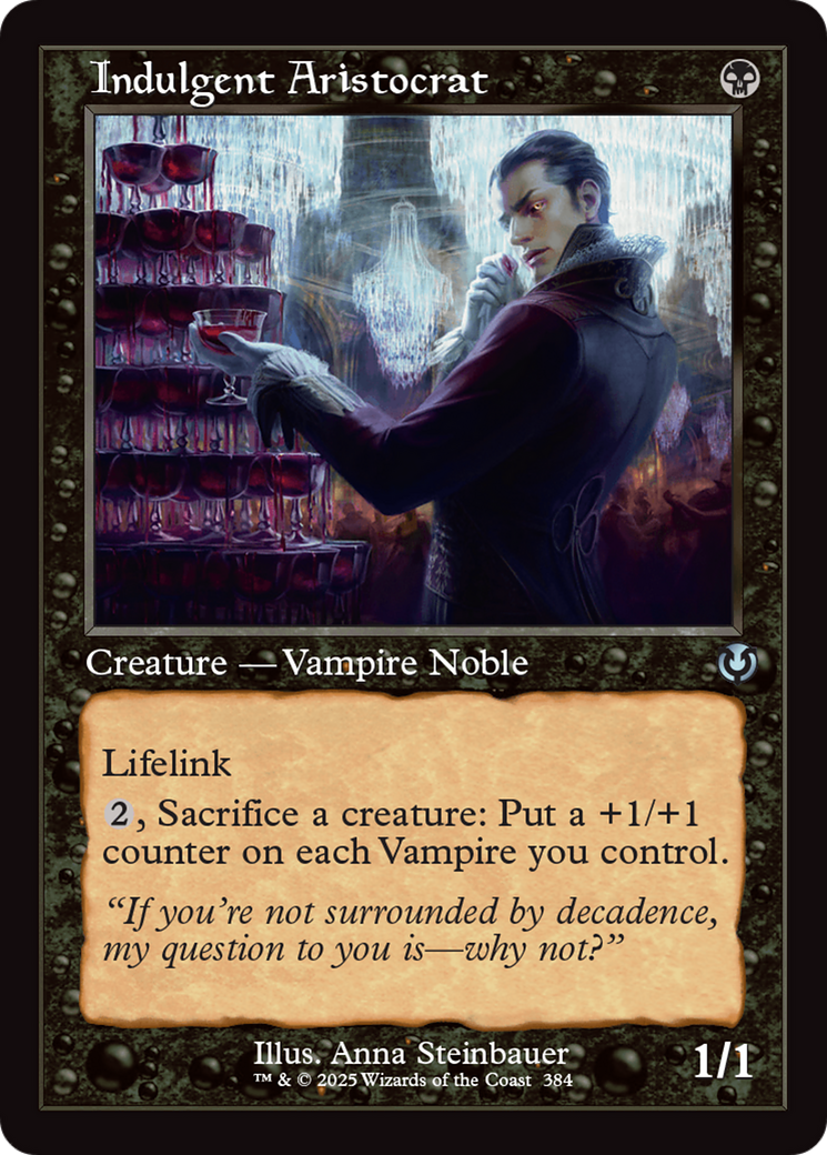 Indulgent Aristocrat (Retro Frame) (INR-384)  - Innistrad Remastered