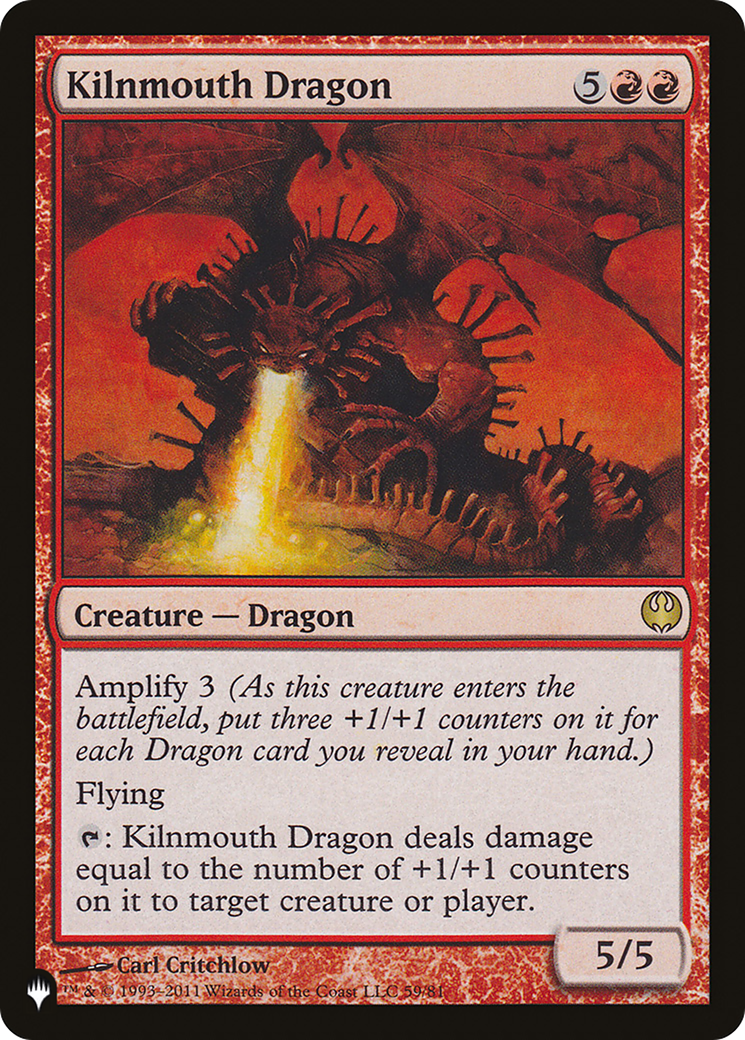 Kilnmouth Dragon (LIST-59/81)  - The List