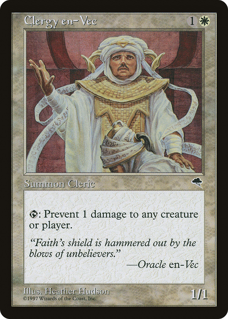 Clergy en-Vec (TMP-014)  - Tempest