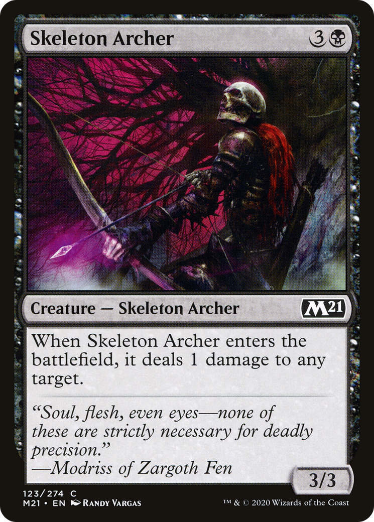Skeleton Archer (M21-123)  Foil - Core Set 2021
