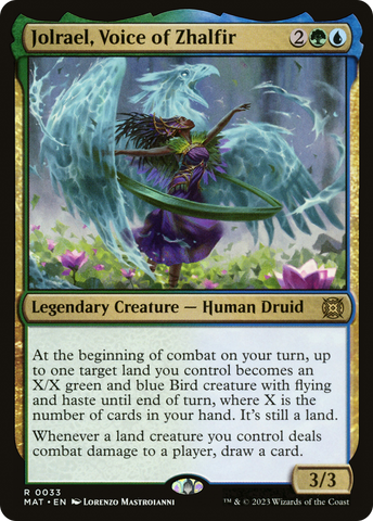 Jolrael, Voice of Zhalfir (MAT-033)  Foil - March of the Machine: The Aftermath