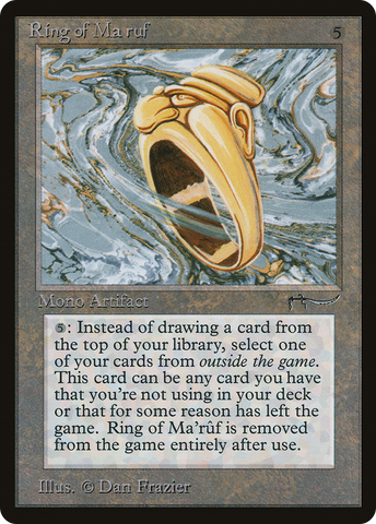 Ring of Ma'ruf (ARN-)  - Arabian Nights