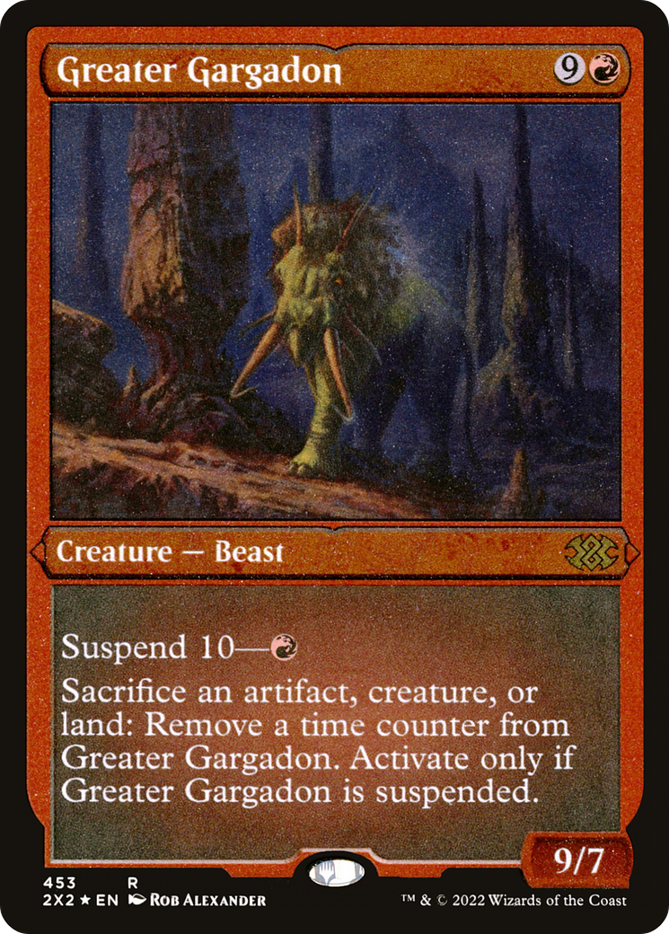 Greater Gargadon (Foil Etched) (2X2-453)  Foil - Double Masters 2022