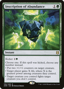 Inscription of Abundance (ZNR-186)  - Zendikar Rising