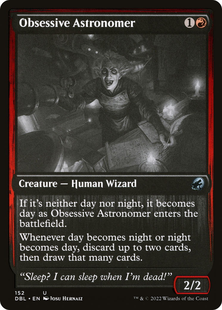 Obsessive Astronomer (DBL-152)  - Innistrad: Double Feature