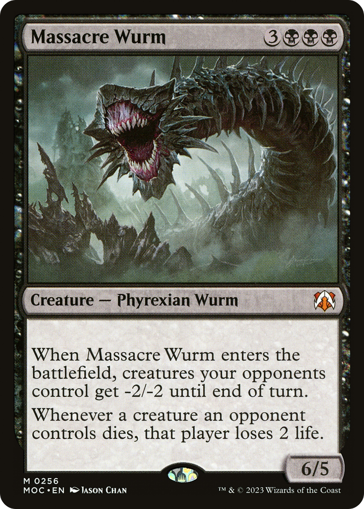 Massacre Wurm (MOC-256)  - March of the Machine Commander