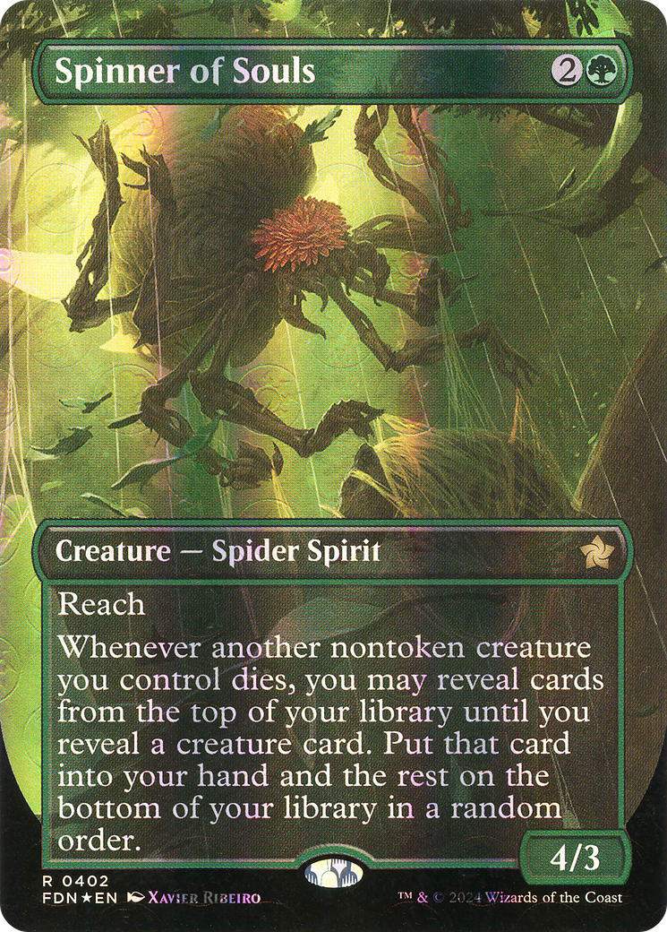 Spinner of Souls (Borderless) (Mana Foil) (FDN-402)  Foil - Foundations