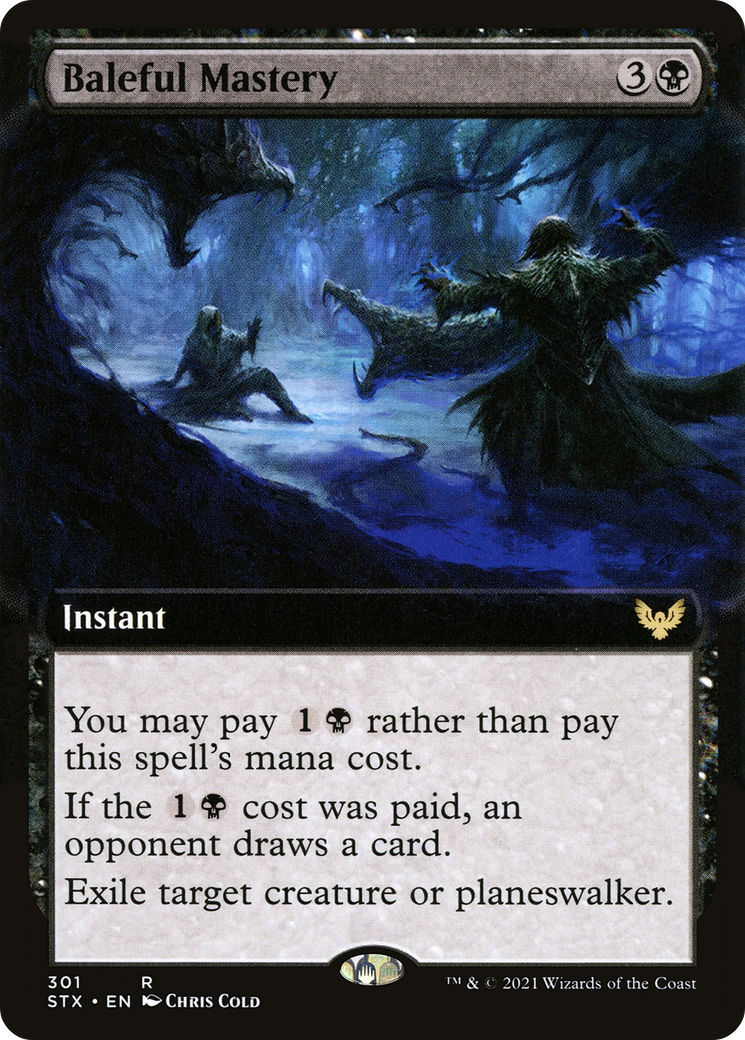 Baleful Mastery (Extended Art) (STX-301)  - Strixhaven: School of Mages: (Extended Art)
