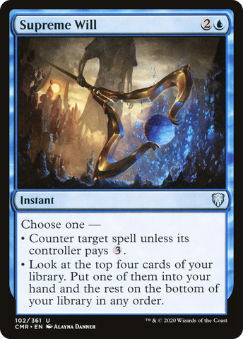 Supreme Will (CMR-102)  - Commander Legends