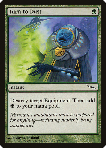 Turn to Dust (MRD-137)  Foil - Mirrodin