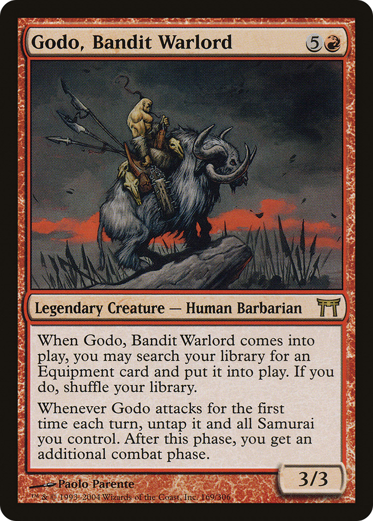 Godo, Bandit Warlord (CHK-169)  - Champions of Kamigawa